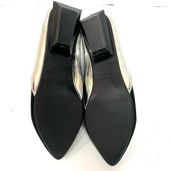 - Jady Rose suede and silver ankle boots  Sz 6/6.5 - Picture 6 of 8